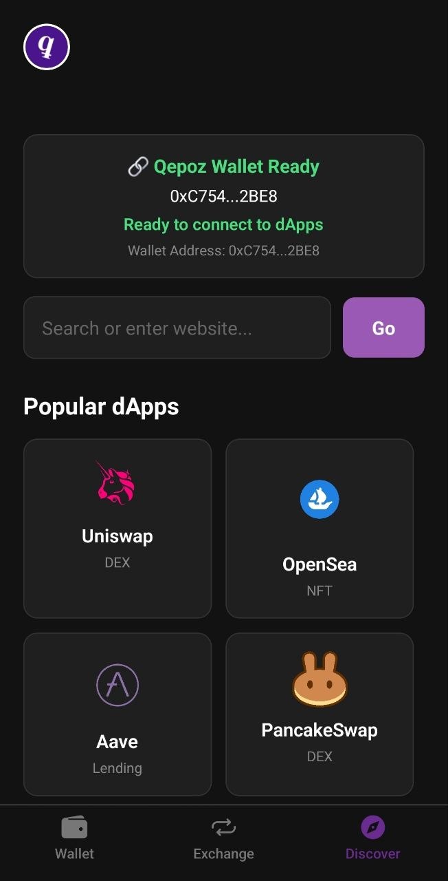 Qepoz Wallet - My Wallet